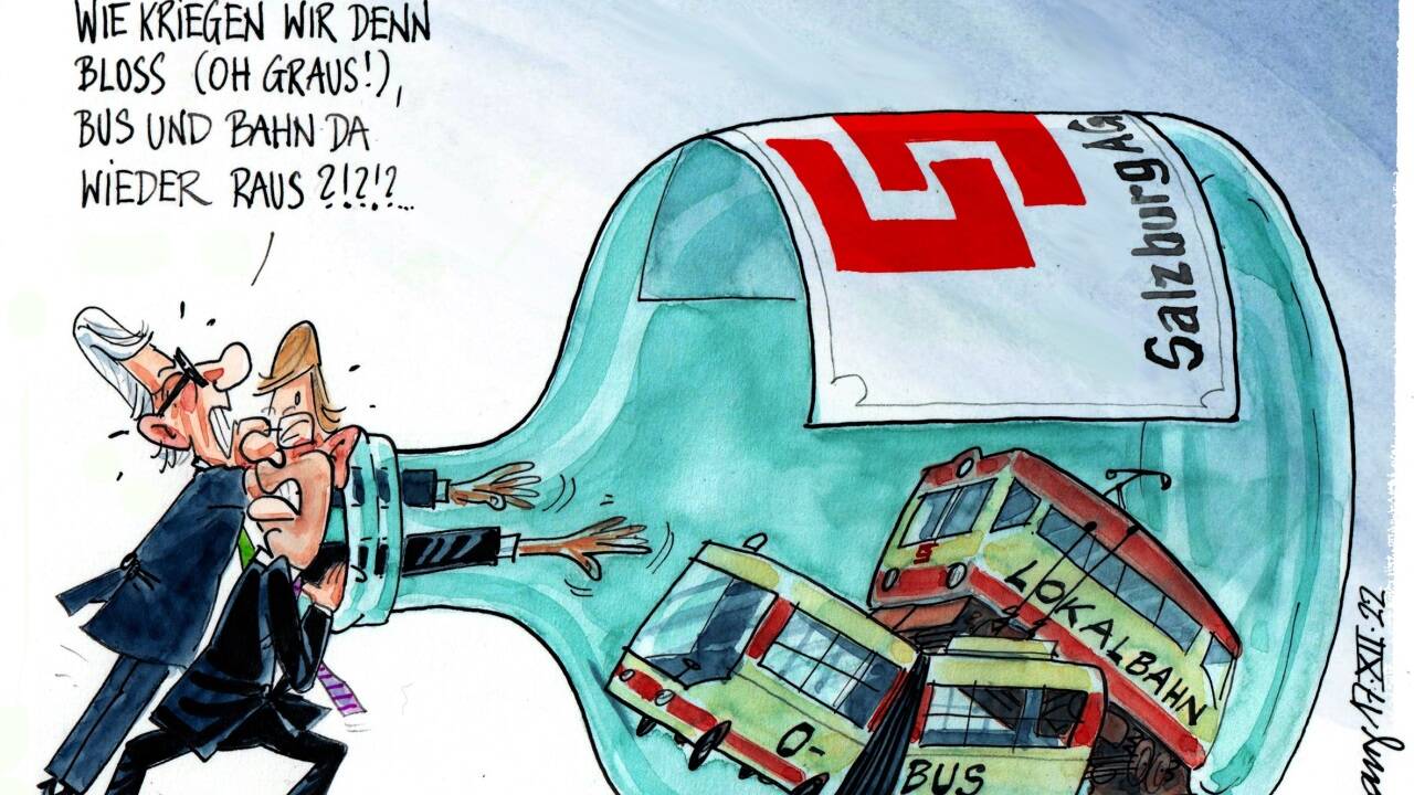 Verkehrspolitischer Flaschenhals . . . Verkehrspolitischer Flaschenhals . . .