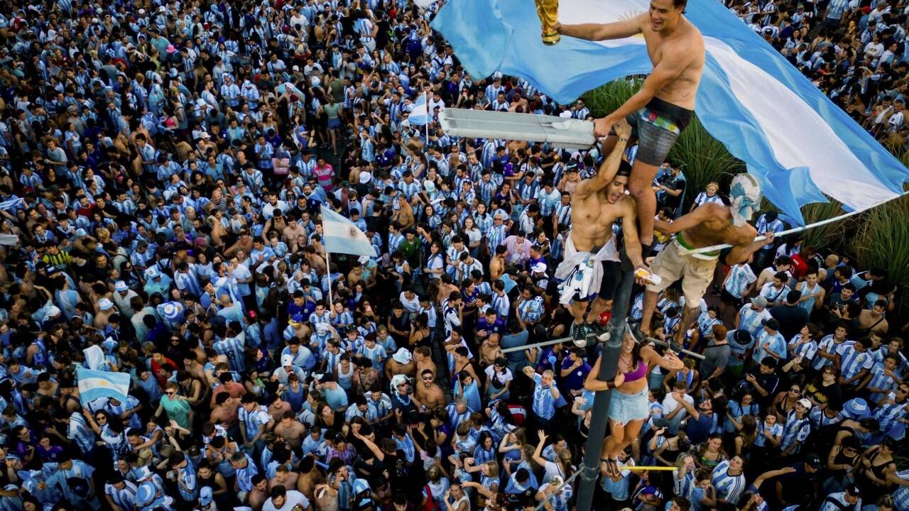 Der Jubel in Buenos Aires kennt keine Grenzen.  Der Jubel in Buenos Aires kennt keine Grenzen.