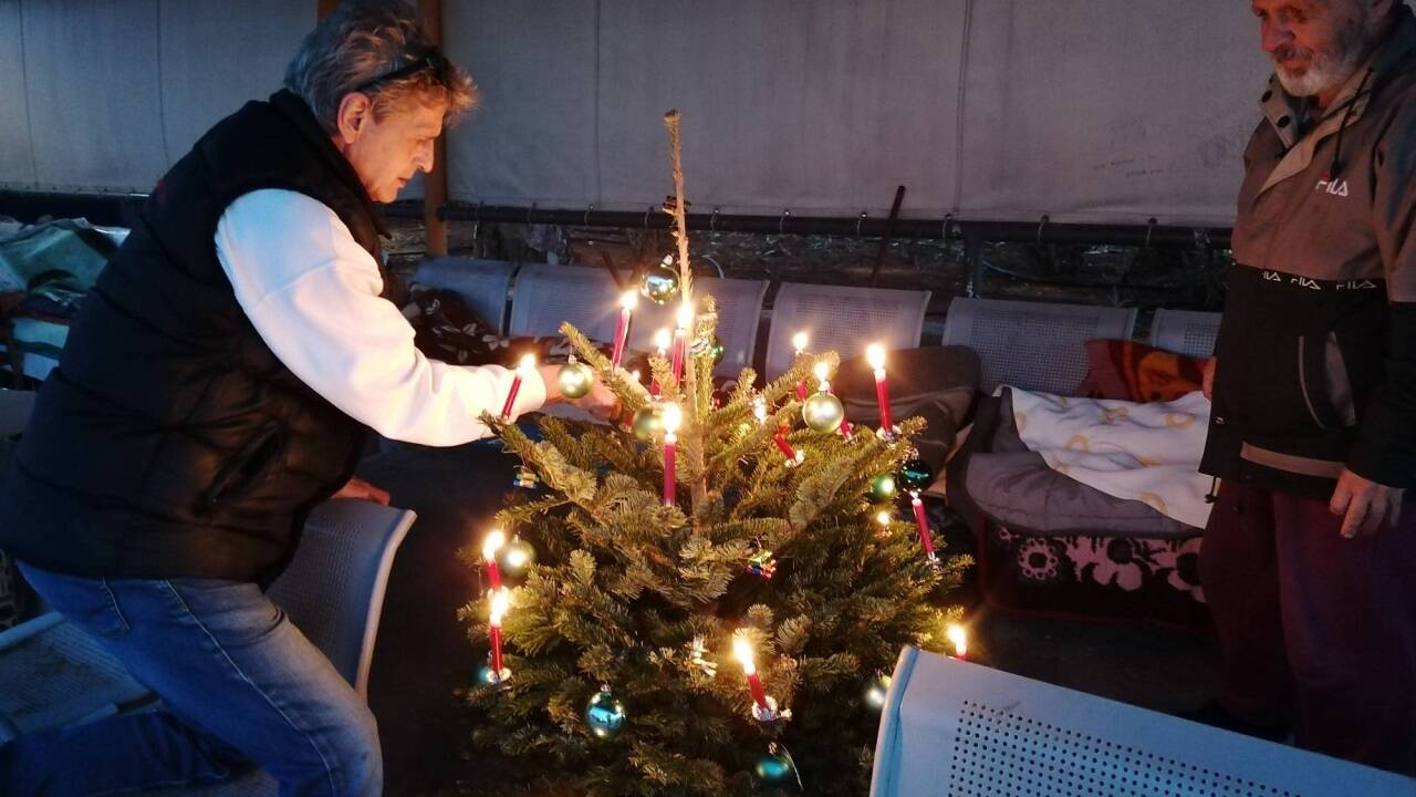 Auch heuer wieder kam mit der Griechenlandhilfe ein Christbaum direkt in den Hafen von Piräus, dem Hafen Athens. 