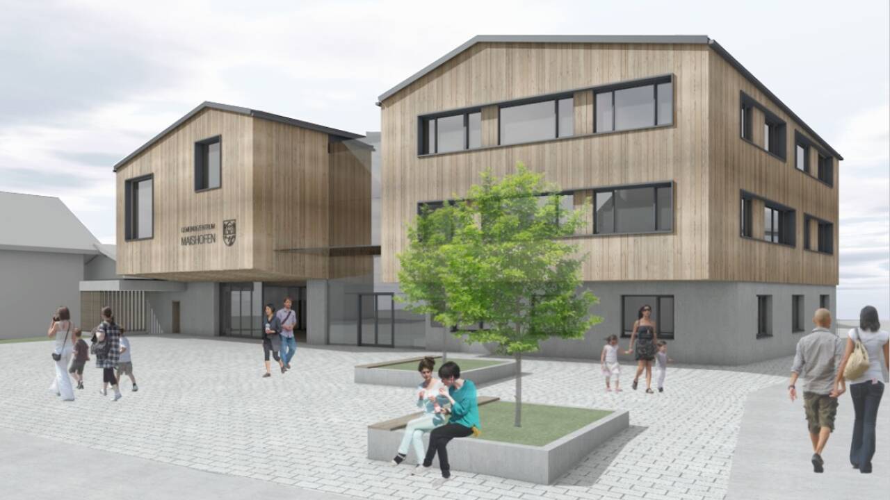 So wird das Gemeindezentrum aussehen. So wird das Gemeindezentrum aussehen.