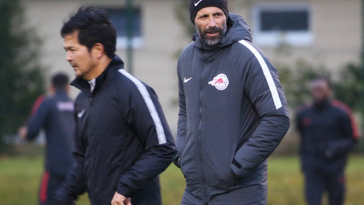Yuki Miyazawa (links) arbeitete auch unter Chefcoach Marco Rose. 