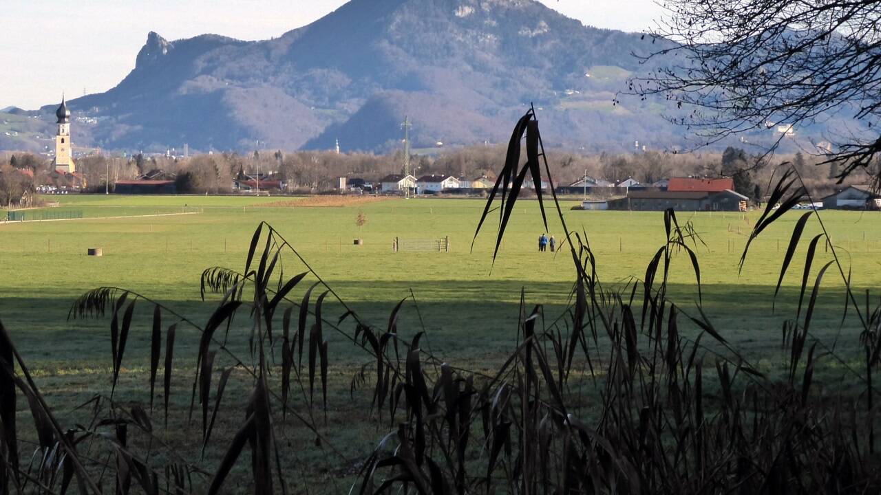 Von der Schneeberg-Nordseite öffnet sich die vertraute Gaisberg-Nockstein-Silhouette mit der Wallfahrtskirche Feldkirchen. Von der Schneeberg-Nordseite öffnet sich die vertraute Gaisberg-Nockstein-Silhouette mit der Wallfahrtskirche Feldkirchen.