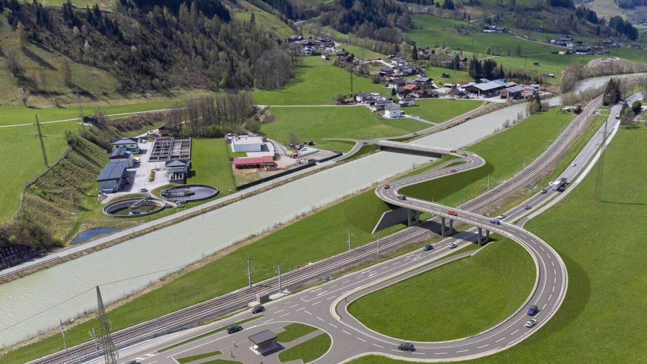 So sieht die Verkehrslösung Gries aus, die künftig das Südufer erschließt. So sieht die Verkehrslösung Gries aus, die künftig das Südufer erschließt.