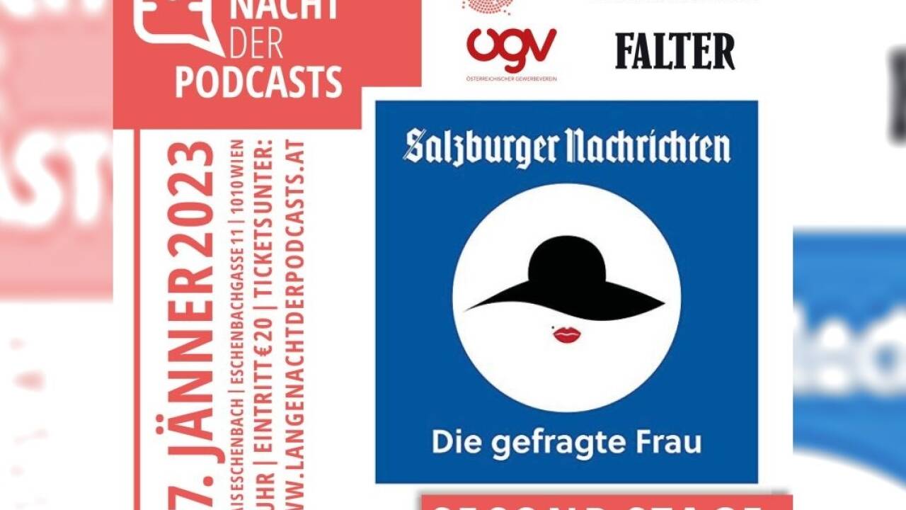 „Die gefragte Frau“ ist am 27. Jänner bei der Langen Nacht der Podcasts in Wien vertreten.  
