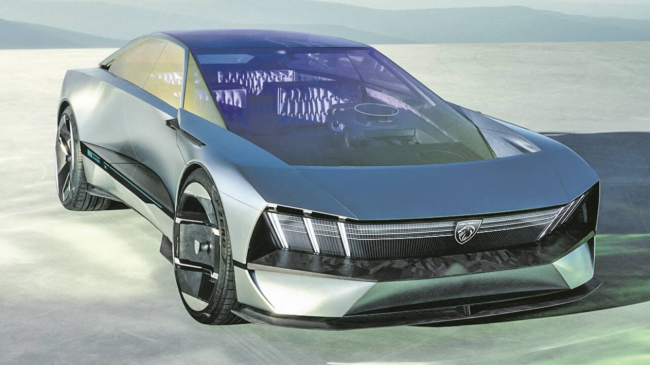 Die spektakulärsten Neuheiten der CES in Las Vegas: das Peugeot Inception Concept, ... 