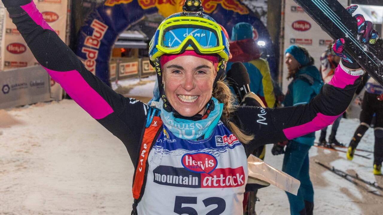 Elena Nicolini, Siegerin im Marathon der Frauen. Elena Nicolini, Siegerin im Marathon der Frauen.