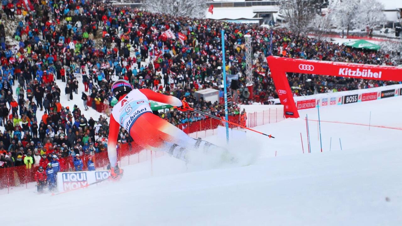Daniel Yule aus der Schweiz war in Kitzbühel nicht zu schlagen 