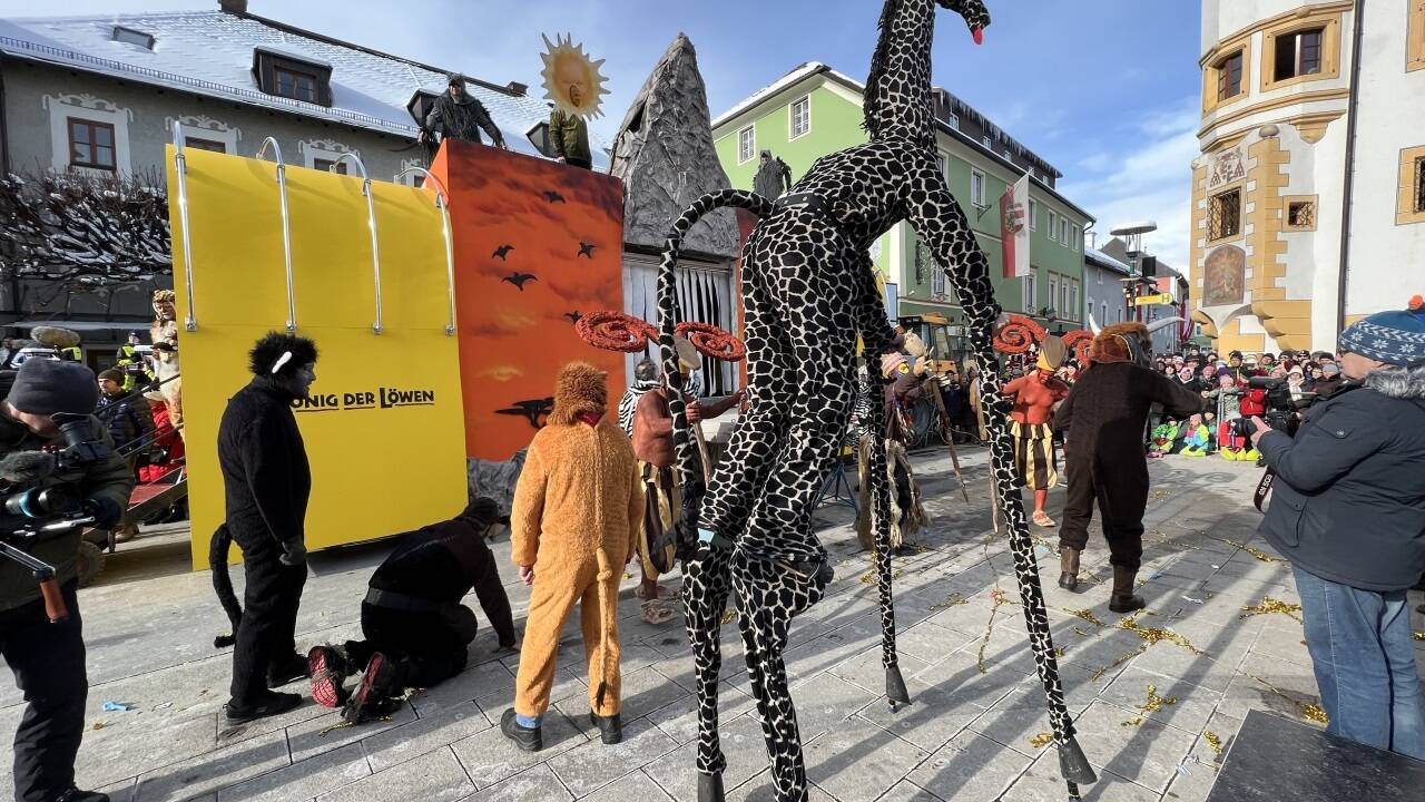 Einen kleinen Zoo hatte die Postplatzgruppe mit. 