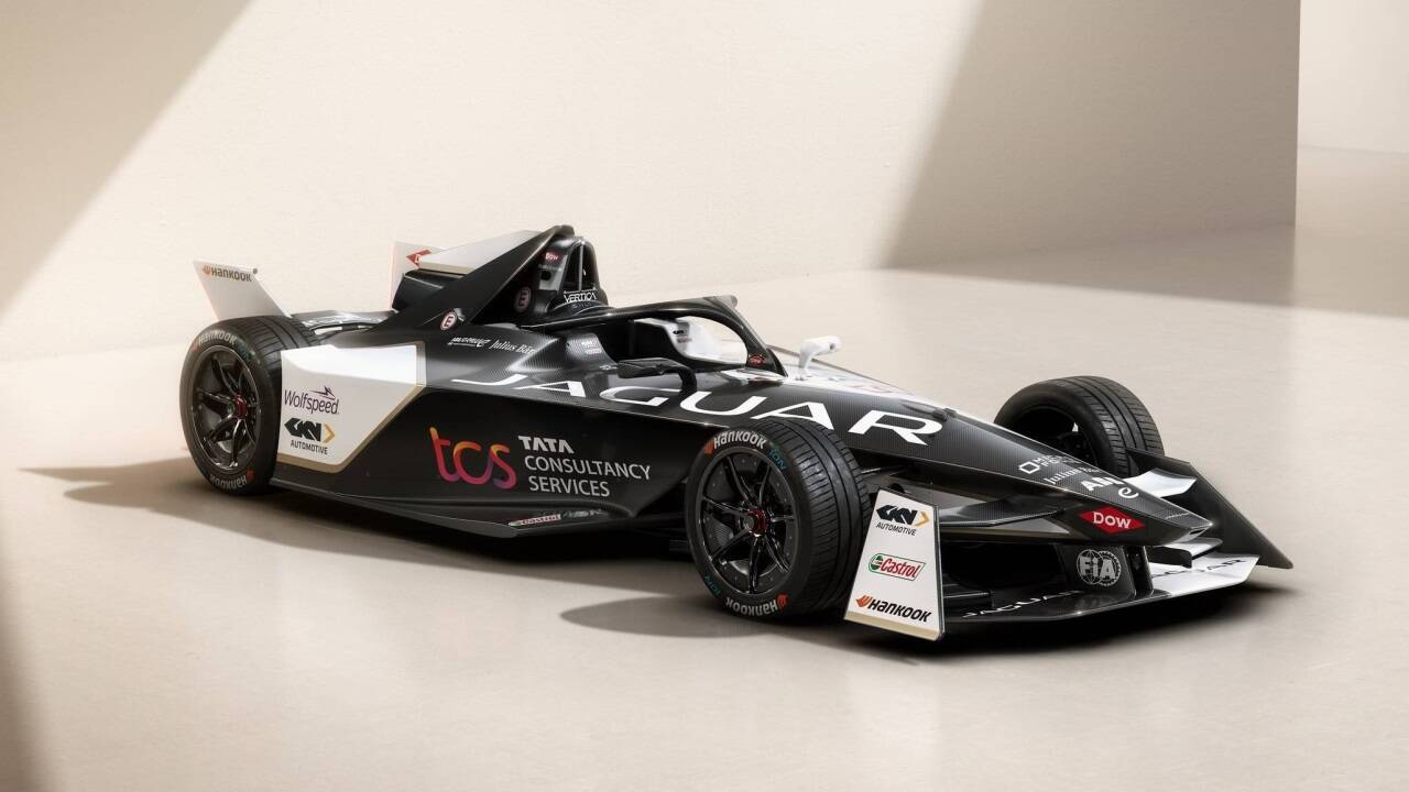 Jaguars neuer Formel-E-Bolide verzichtet auf die hintere Bremse. 