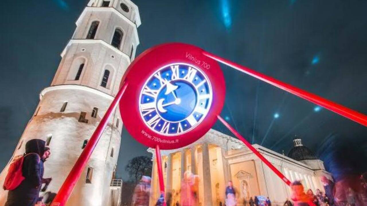 Lichtfestival war Höhepunkt der 700-Jahr-Feiern in Vilnius 