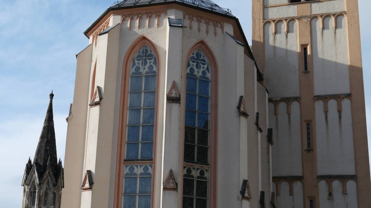 Details der Kirchenfassade. Details der Kirchenfassade.