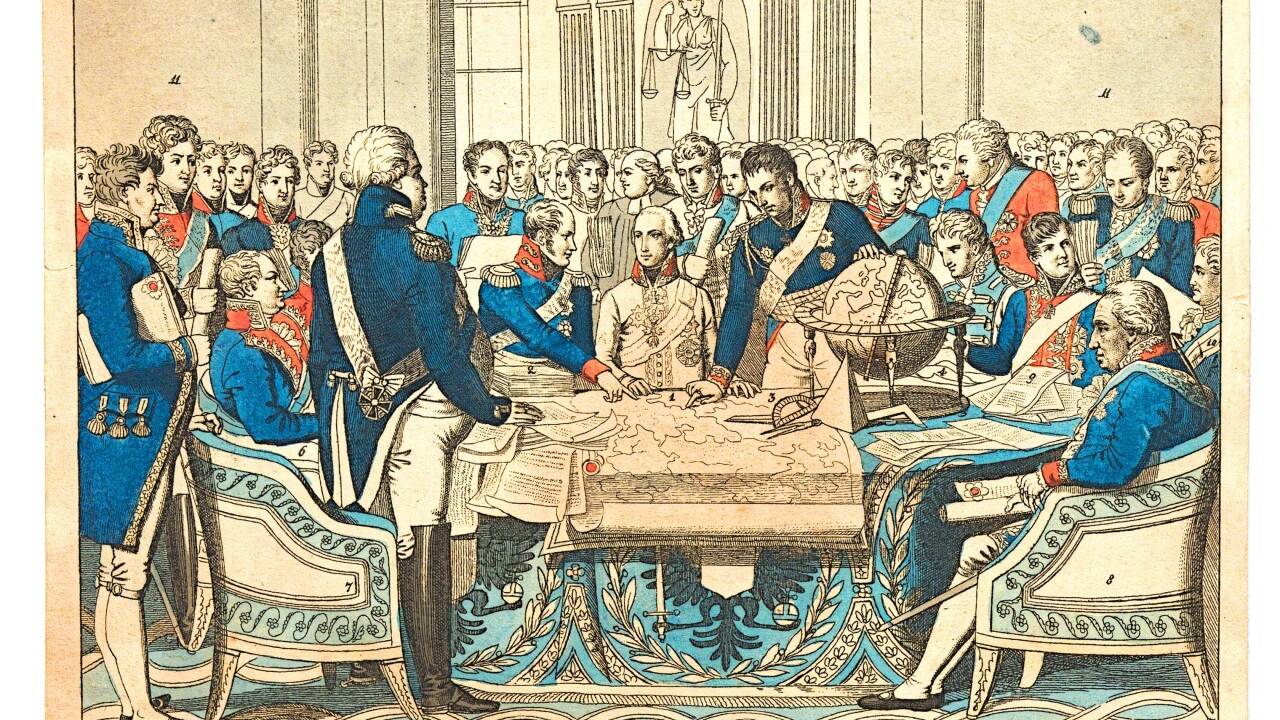 Ringen um die Neuordnung Europas beim Wiener Kongress 1814/15. 