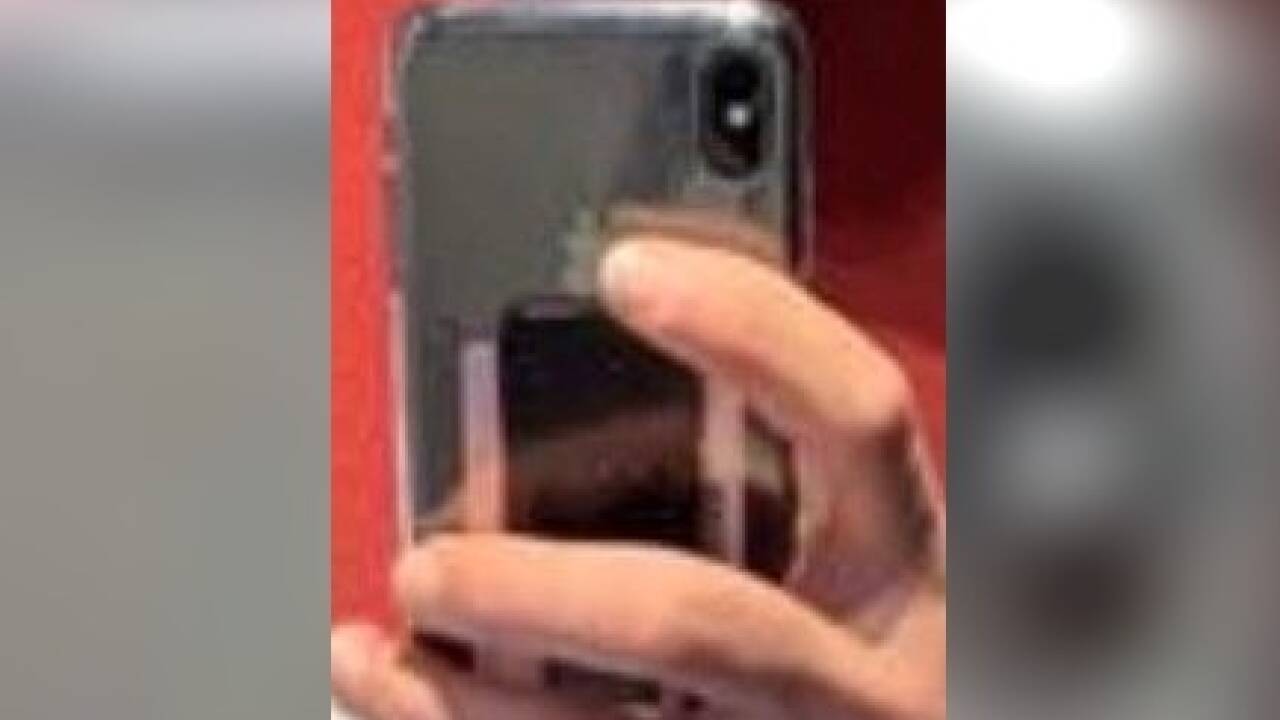 Das Mobiltelefon des Gesuchten.  