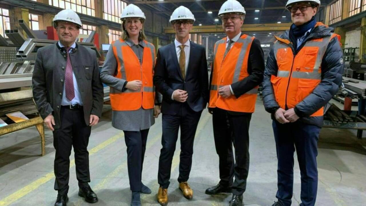 Landeshauptmann Christopher Drexler (ÖVP) zu Besuch bei der MFL 