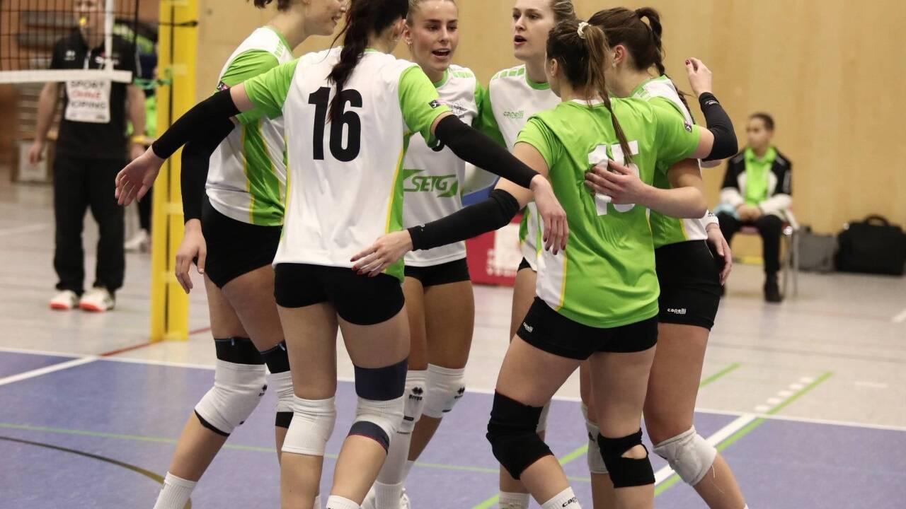 Jubel bei der PSVBG Salzburg.  