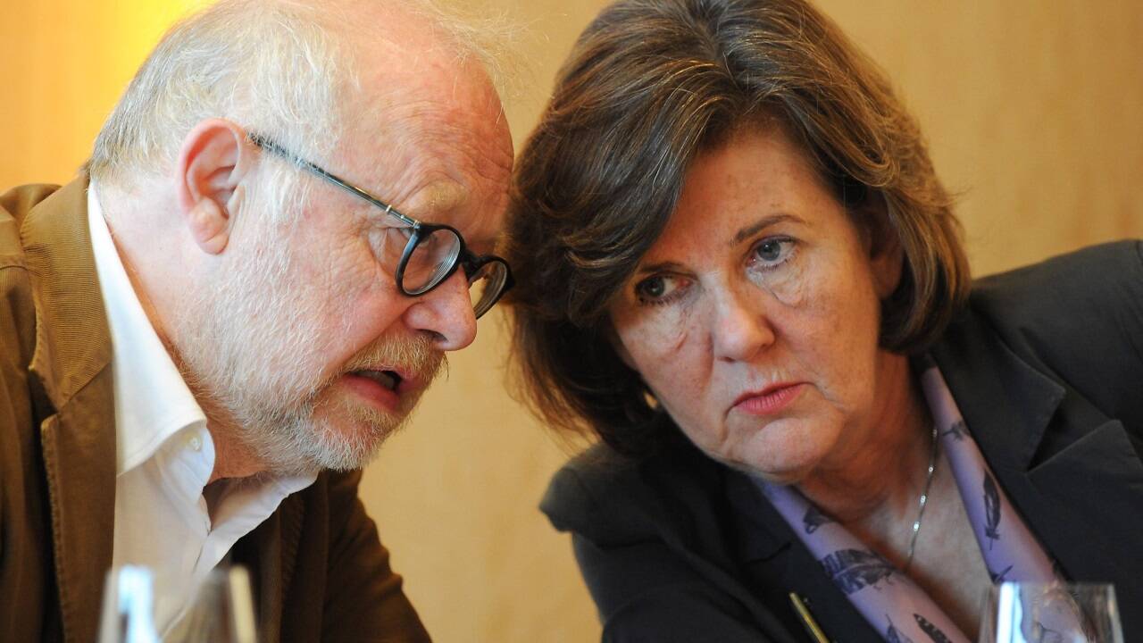 Jürgen Flimm und Helga Rabl-Stadler 2010.  