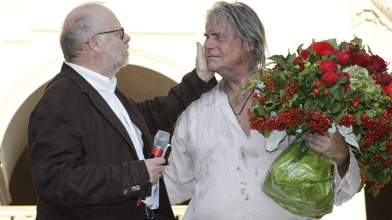 Jürgen Flimm und Peter Simonischek, 2009.  