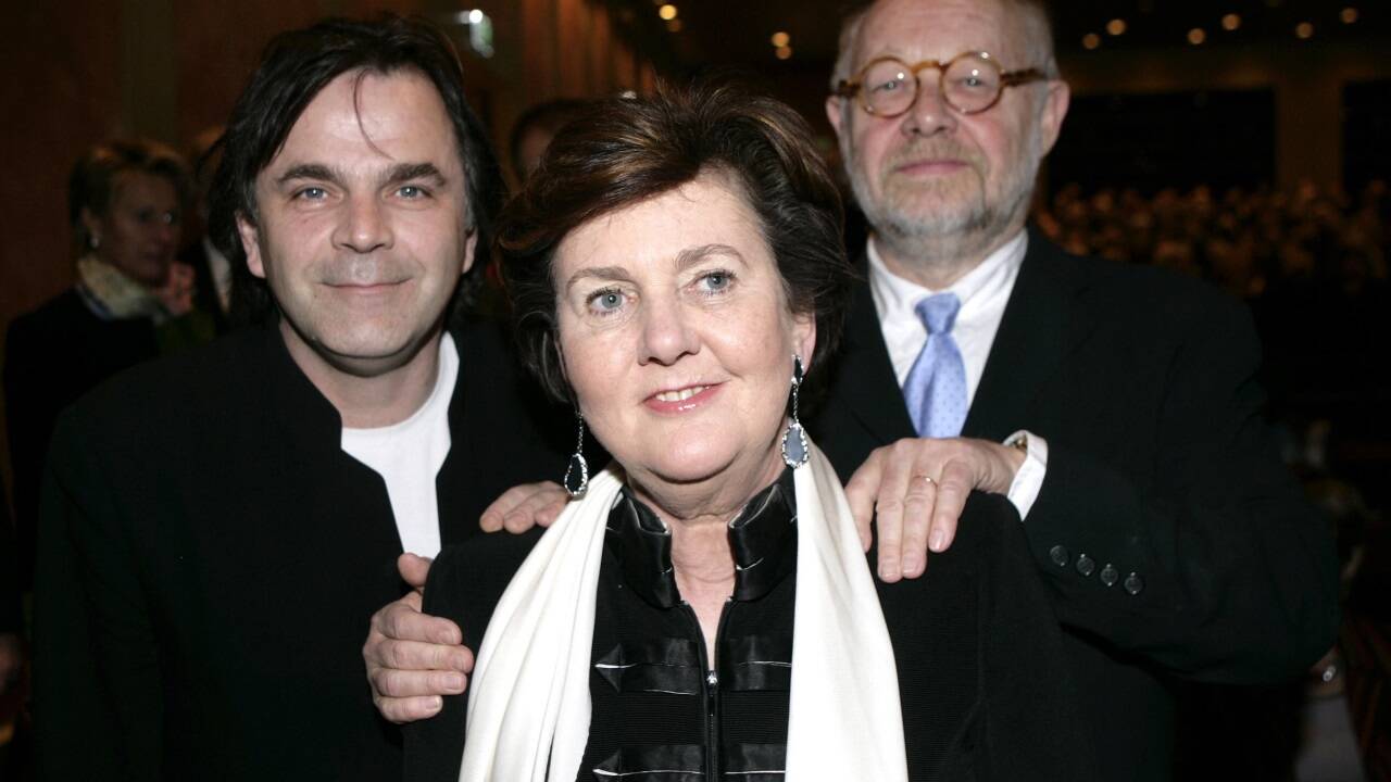 Markus Hinterhäuser, Helga Rabl-Stadler, Jürgen Flimm, 2008. 