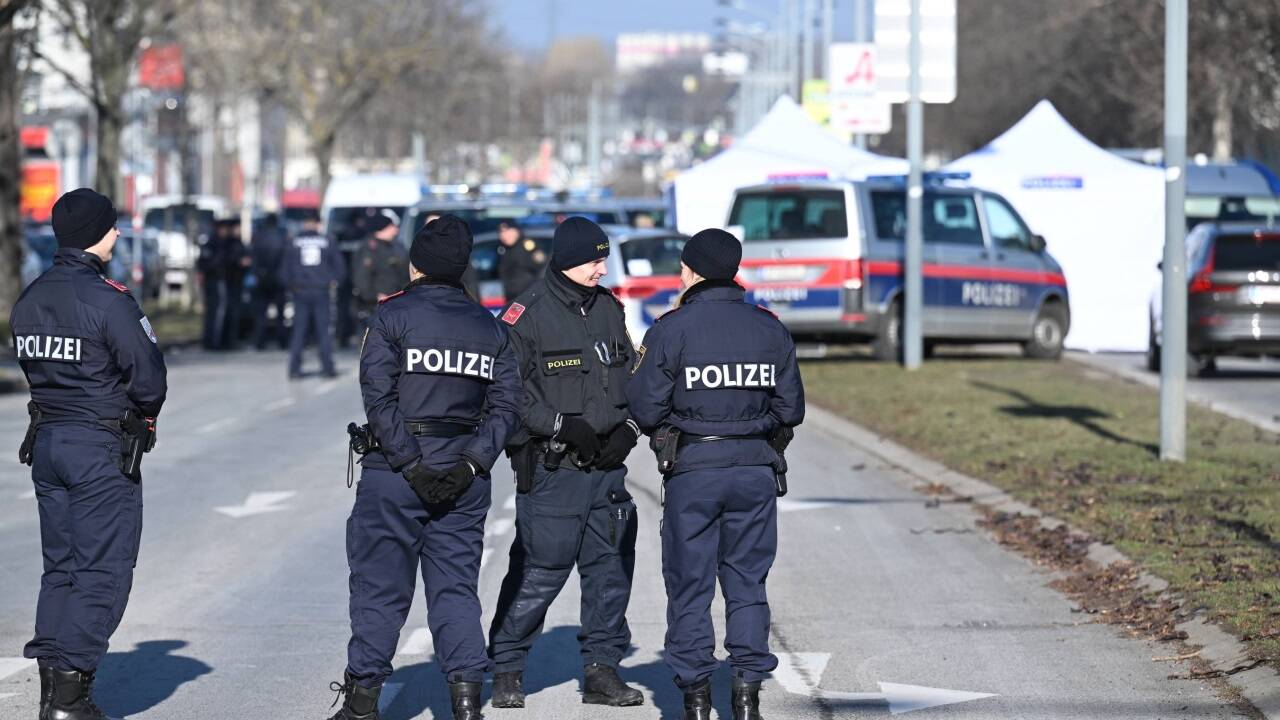 Großaufgebot der Polizei 