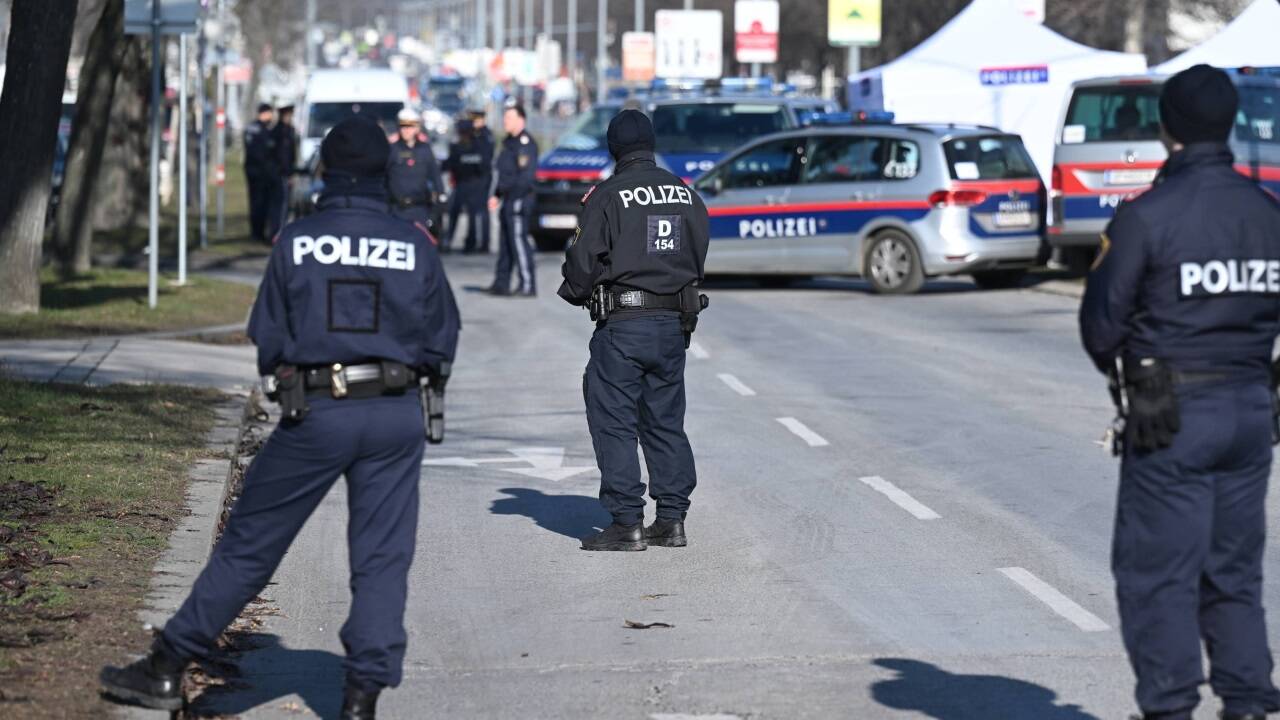 Großaufgebot der Polizei 