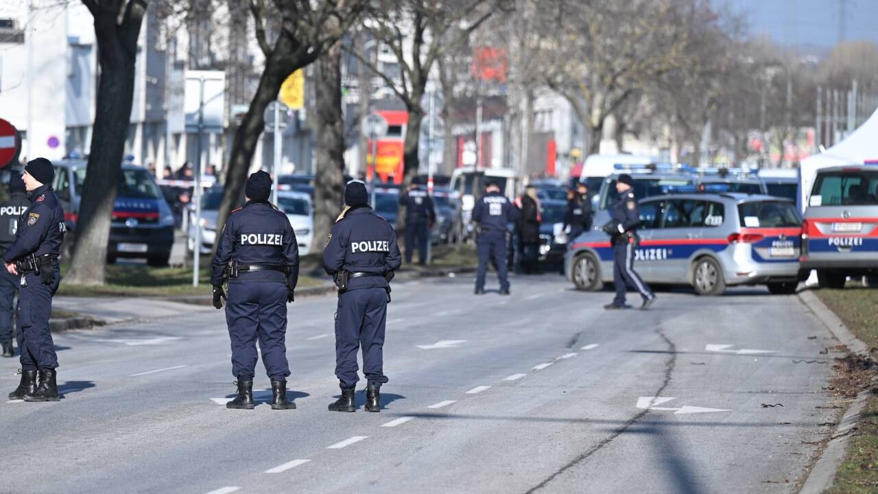 Großaufgebot der Polizei 