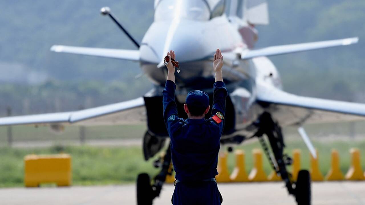 Chinesische Jets sind startbereit (Archivbild) 