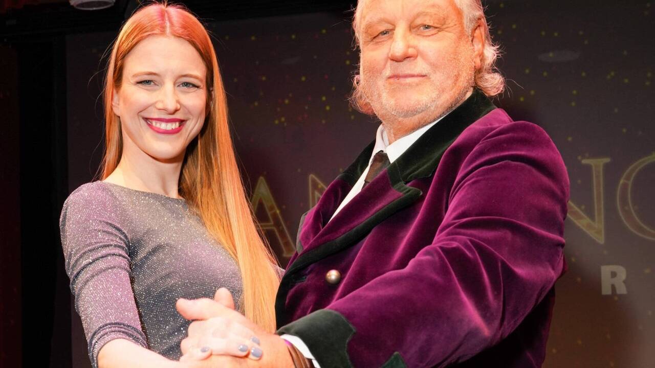 Profitänzerin Catharina Malek übt derzeit mit Hannes Kartnig diverse Standardtänze. 