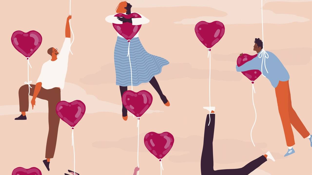 Am Valentinstag liegt Oxytocin in der Luft. 