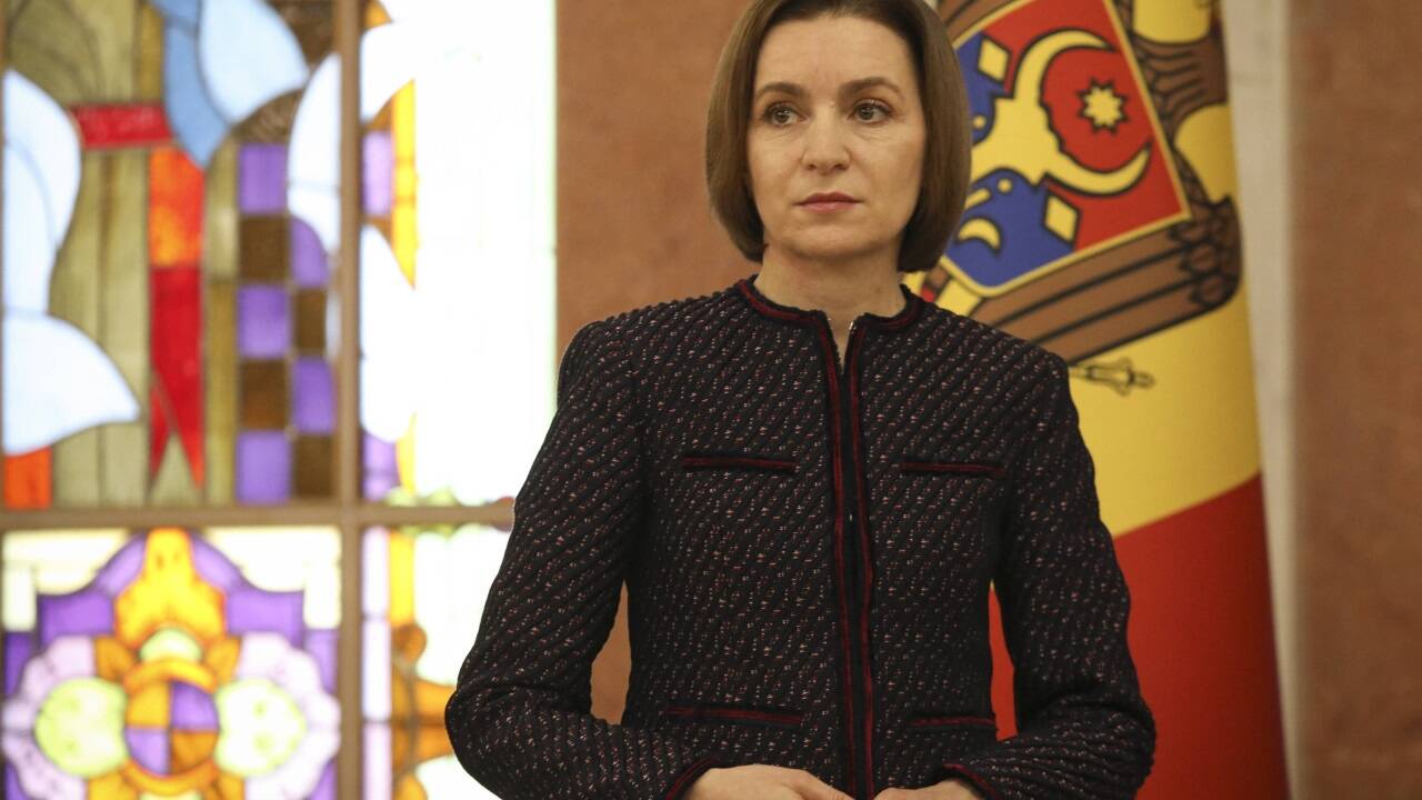 Die moldauische Präsidentin Maia Sandu: „Doch wird der Plan des Kreml nicht aufgehen.“  Die moldauische Präsidentin Maia Sandu: „Doch wird der Plan des Kreml nicht aufgehen.“