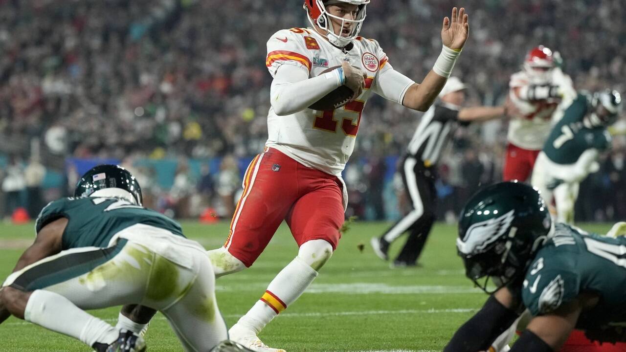 Auch im Finale der MVP, der wertvollste Spieler: Patrick Mahomes. 