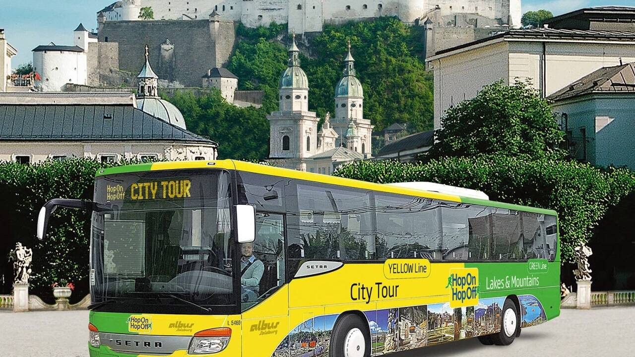 In der Stadt Salzburg sind die Hop-on Hop-off-Touren ein Fixpunkt. Ab April fahren Busse auch nach Hallein. Dort will man sich als Geheimtipp zur vollen Stadt positionieren und am Tourismus-Kuchen mitnaschen. 