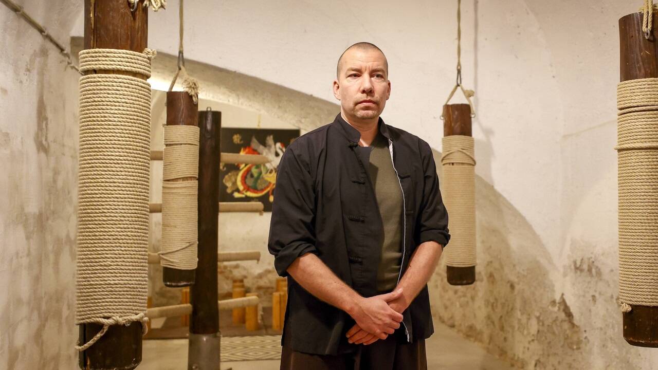 Kung-Fu-Meister Dominik Spies.  