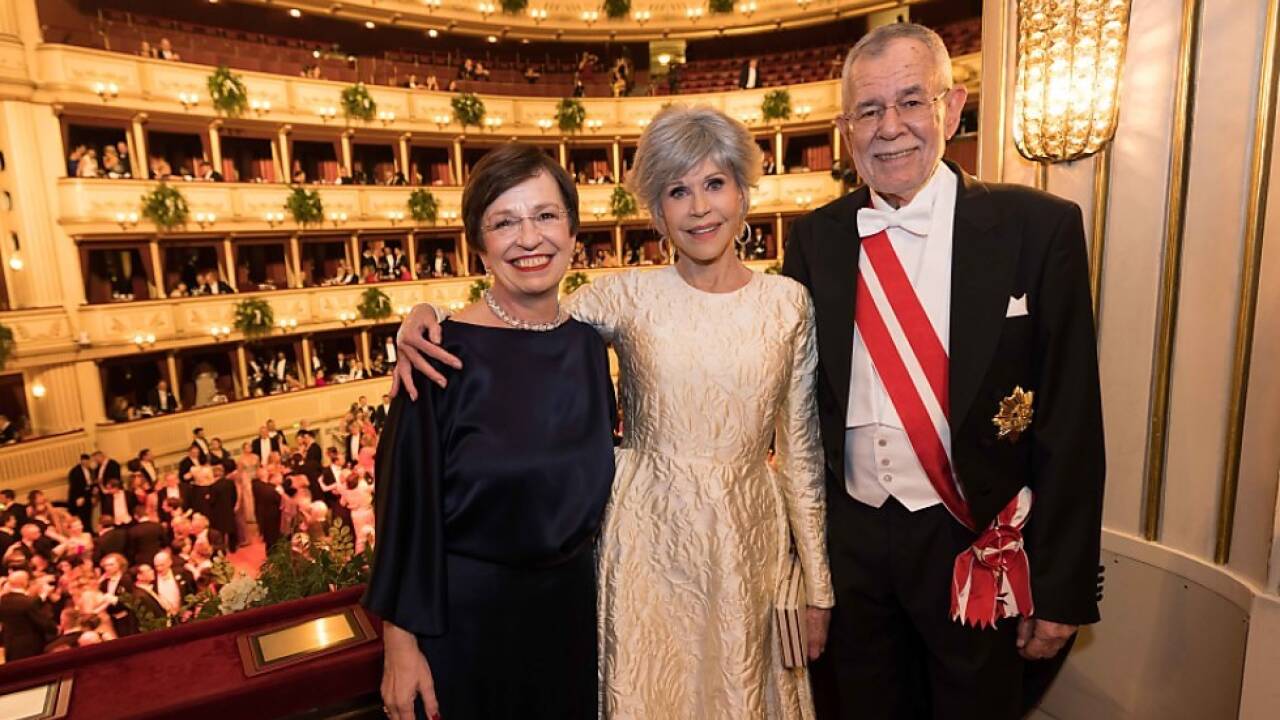 Fonda begeistert vom Treffen mit dem Bundespräsidenten 