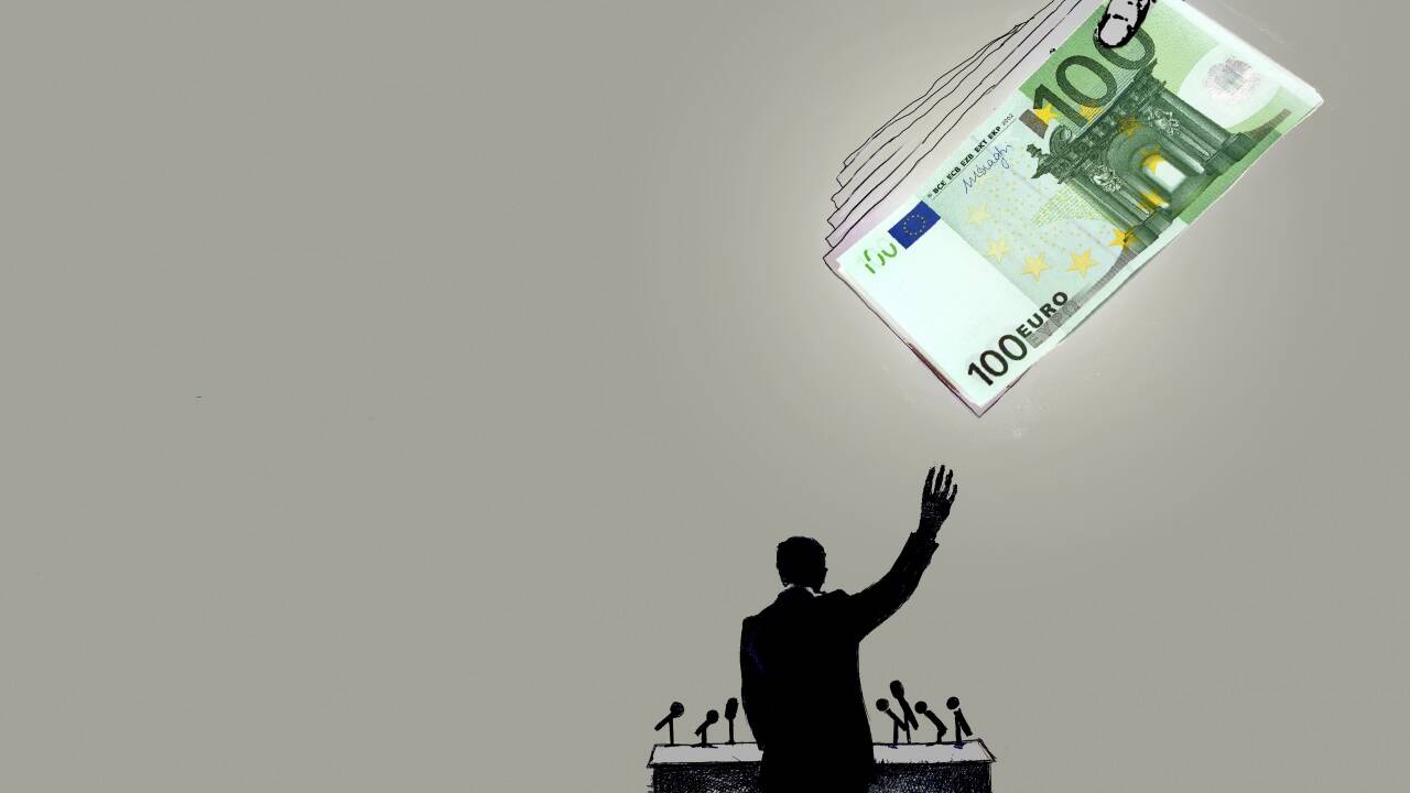 Zählt man zu den Parteiförderungen des Bundes noch jene der Länder, kommt man auf eine Summe von knapp 224 Millionen Euro pro Jahr, Tendenz inflationsbedingt stark steigend. Zählt man zu den Parteiförderungen des Bundes noch jene der Länder, kommt man auf eine Summe von knapp 224 Millionen Euro pro Jahr, Tendenz inflationsbedingt stark steigend.