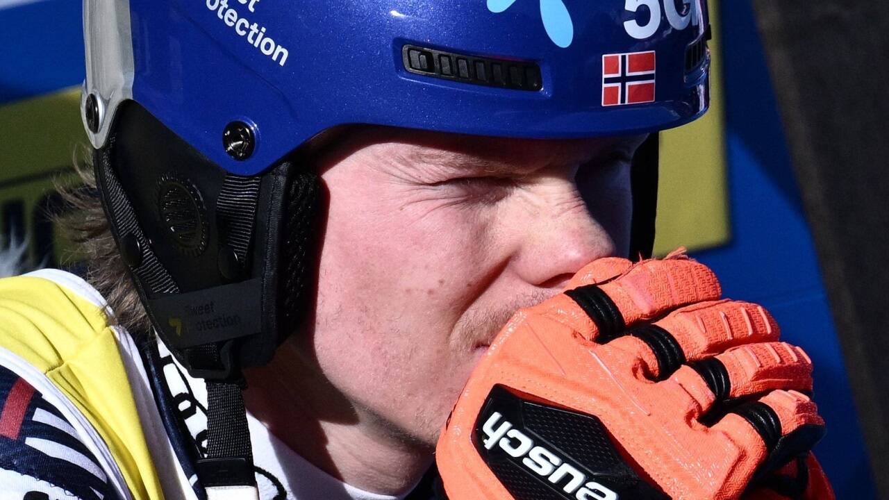 Im Ziel übermannten Kristoffersen die Emotionen 