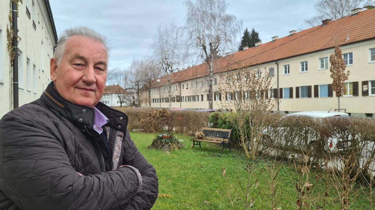 Mieter Hans Werner befürchtet, dass die Buwog einen Weg sucht, um in der Südtiroler-Siedlung Mieter loszuwerden. 