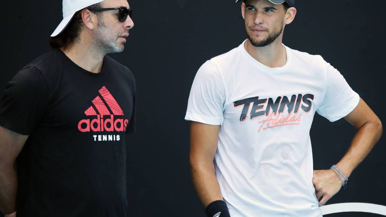 Trainer Nicolás Massú ist in dieser Situation nicht mehr der richtige Mann an der Seite von Dominic Thiem. 