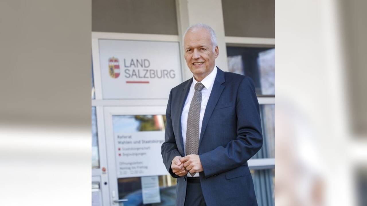 Jurist durch und durch: Salzburgs Landeswahlleiter Michael Bergmüller.  
