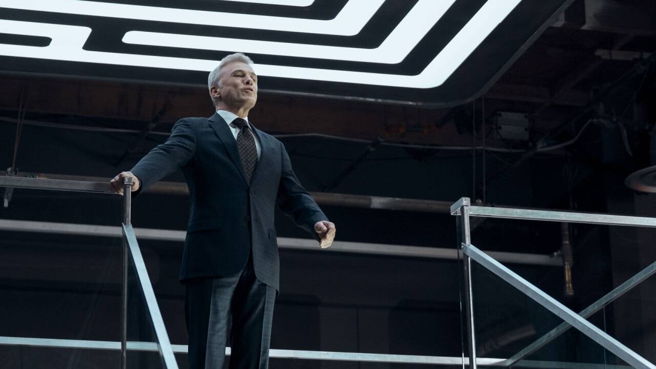 Christoph Waltz in „The Consultant“. Christoph Waltz in „The Consultant“.