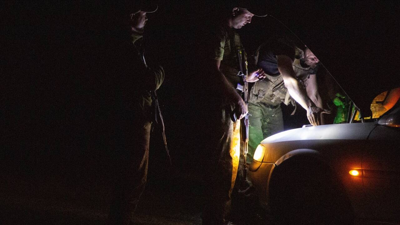 Ukrainische Soldaten bereiten sich auf einen Angriff auf Kramatorsk vor. Ukrainische Soldaten bereiten sich auf einen Angriff auf Kramatorsk vor.