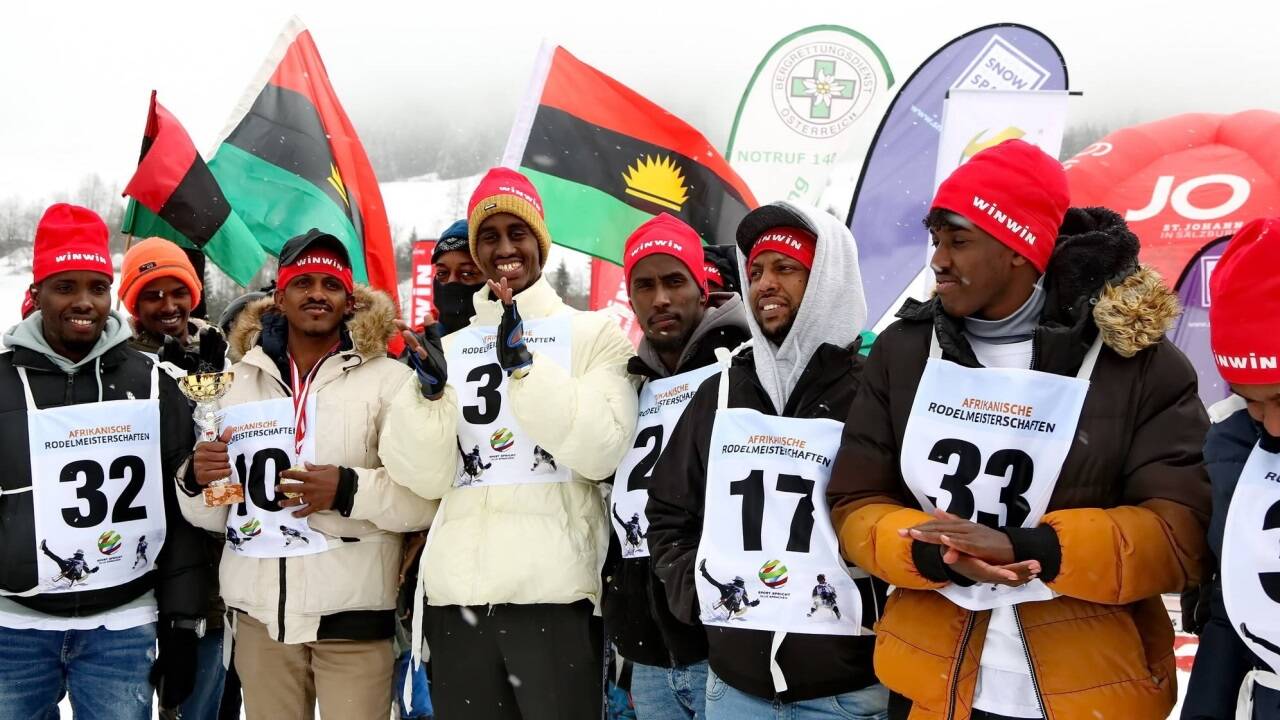 Impressionen der Afrikanischen Rodelmeisterschaften in St. Johann. 