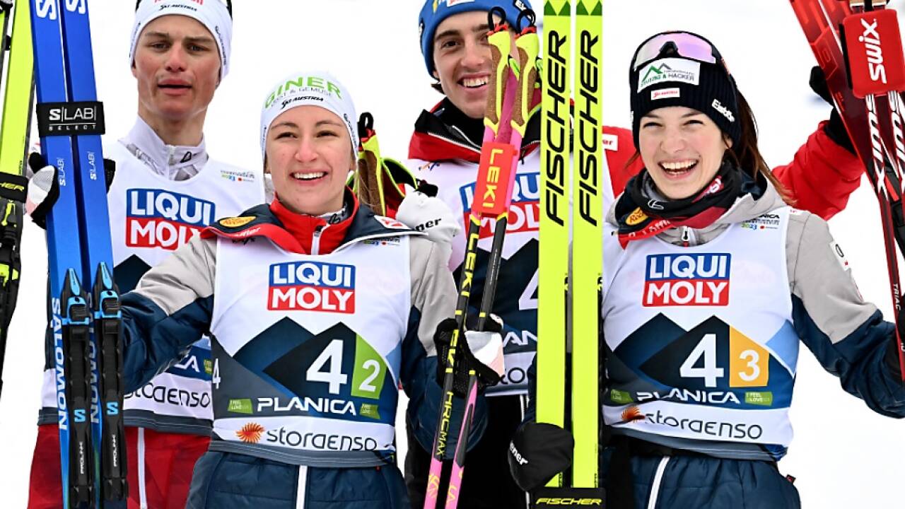 Das Mixed-Bronze-Team (v.l.): Lamparter, Slamik, Rettenegger, Hirner 
