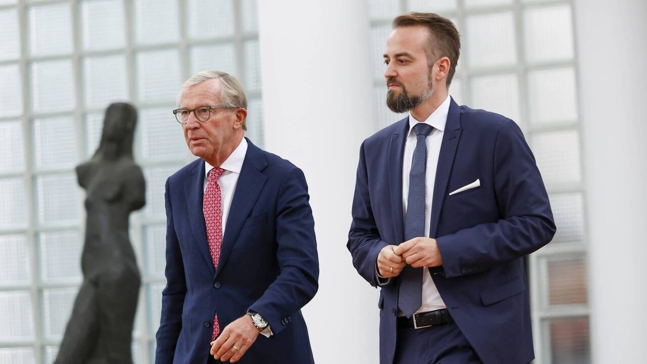 Aufsichtsratsvorsitzender LH Wilfried Haslauer und der neue Salzburg-AG-Vorstand Michael Baminger. „Ich habe keinerlei Verständnis mehr für klausulierte Berechnungsformeln.“ 
