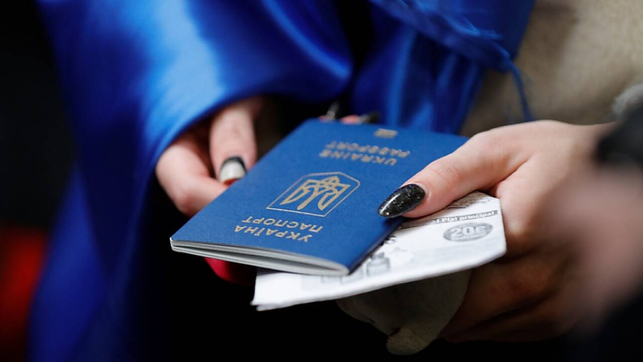 Die meisten ukrainischen Vertriebenen sind Frauen 