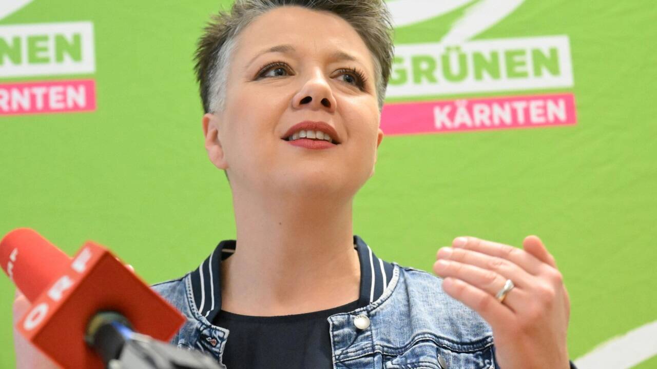 Die Grüne Spitzenkandidatin Olga Voglauer.  