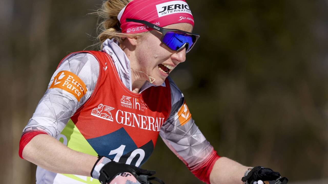 Achter Platz als Achtungserfolg: Teresa Stadlober über 30 km. 