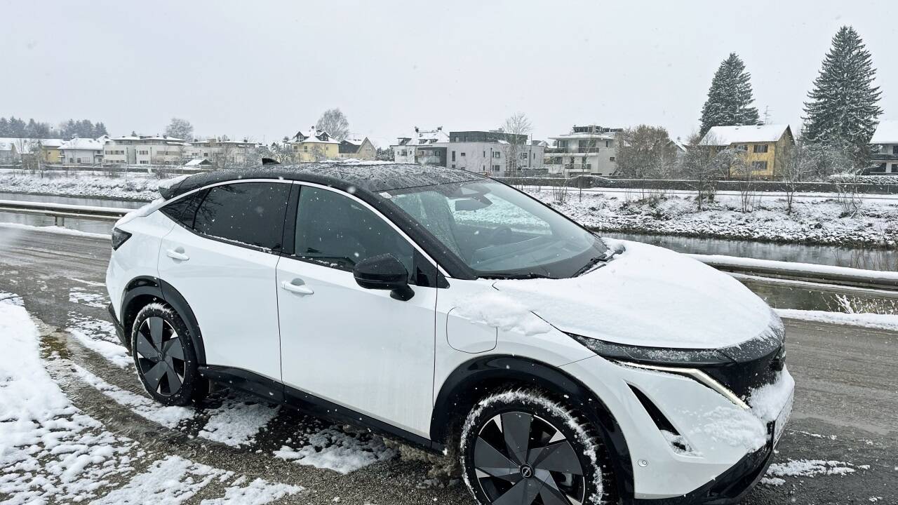 Der Nissan Ariya erwies sich im SN-Test als reichweitenstarker Stromer.mrazek 