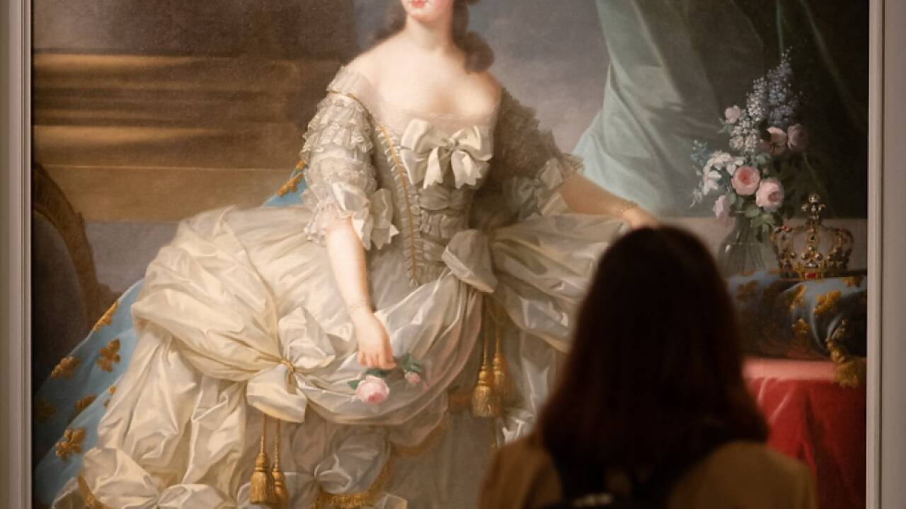 Bildnis von Marie Antoinette in der Conciergerie von Paris 