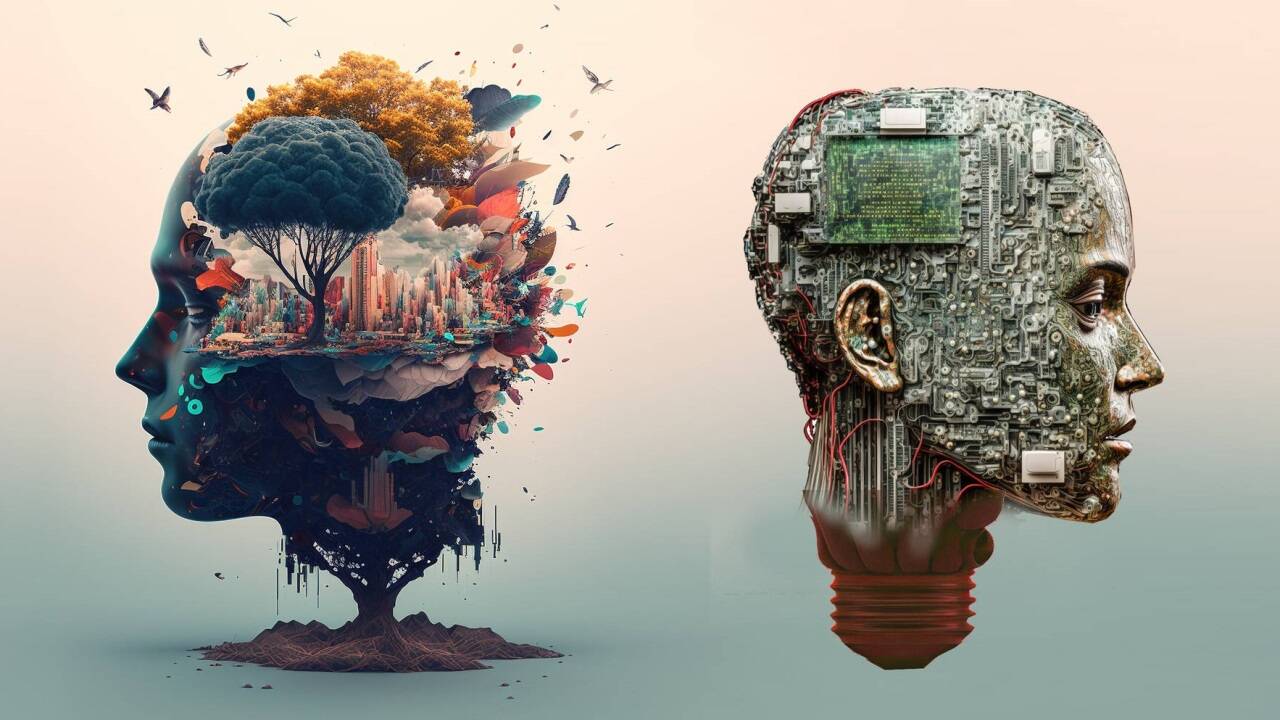 Wo ist die wahre Kreativität daheim – beim Menschen oder der Maschine? Wo ist die wahre Kreativität daheim – beim Menschen oder der Maschine?