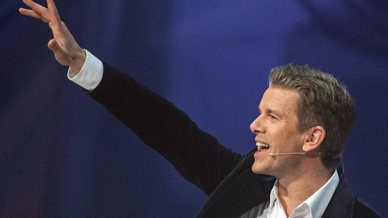 Ist einer der führenden Talkmaster Deutschlands: Markus Lanz. 